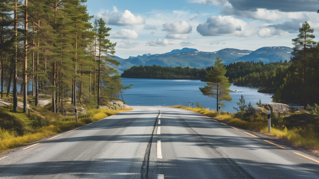 En väg som visar sveriges vackra natur och inspirerar till en roadtrip